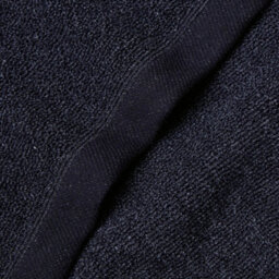 Drift Abode Eco Navy Soft Sustainable Heavyweight Bci Cotton Towel - thumbnail 4