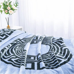Gc Gaveno Cavailia Premium Fleece Weighted Blanket 6Kg - 2 Ply Fluffy Fleece Polyester Heavy Weight Bed Blanket (200 X 240 Cm) - thumbnail 5