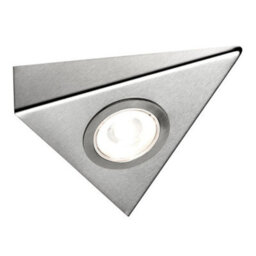 Sensio Titon Se21390W0 Cob Led Triangle Ceiling Light - 3W Warm White (3000K), Ip43, Brushed Stainless - thumbnail 2