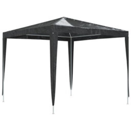 Walplus Professional Party Tent Garden Gazebo Canopy 2.5X2.5 M Anthracite 90 G/mâ² - thumbnail 2