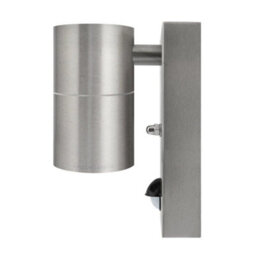 Long Life Lamps Company Single Outdoor Wall With Pir Movement Sensor Stainless Steel - thumbnail 4