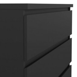 Furniture To Go Naia Chest Of 5 Drawers In Black Matt (W) 76.8 X  (H) 111.3 X (D) 50Cm - thumbnail 8