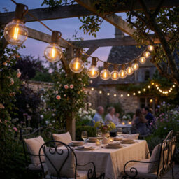 Kokoma 120Ft Outdoor String Lights G40 Led 60+2 Bulbs - thumbnail 9