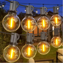 Kokoma 120Ft Outdoor String Lights G40 Led 60+2 Bulbs - thumbnail 1