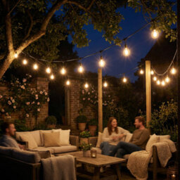 Kokoma 120Ft Outdoor String Lights G40 Led 60+2 Bulbs - thumbnail 7