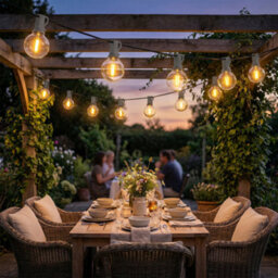 Kokoma 120Ft Outdoor String Lights G40 Led 60+2 Bulbs - thumbnail 6