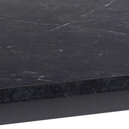 Furniture To Go Amble Dining Table With Black Marble Melamine Top & Black Legs - thumbnail 8