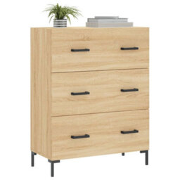 Berkfield Classic Sideboard Sonoma Oak 69.5X34X90 Cm Engineered Wood - thumbnail 3
