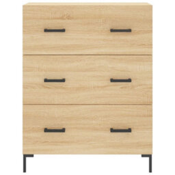 Berkfield Classic Sideboard Sonoma Oak 69.5X34X90 Cm Engineered Wood - thumbnail 5