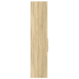 Berkfield Highboard Sonoma Oak 70X42.5X185 Cm Engineered Wood - thumbnail 5