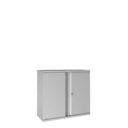 Phoenix Safe Company Phoenix Scl Series Scl0891Ggk 2 Door 1 Shelf Steel Storage Cupboard In Grey With Key Lock - thumbnail 3