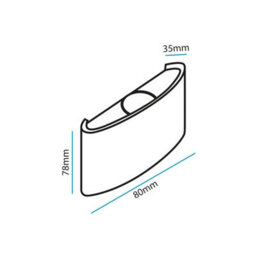 Modern Led Wall Light Up Down Sconce Ip54 Indoor Outdoor Lighting Fixture Warm White Colour - thumbnail 2