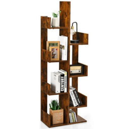 8 Tier Bookcase Multipurpose Bookshelf 8 Layer Freestanding Bookcase - thumbnail 1