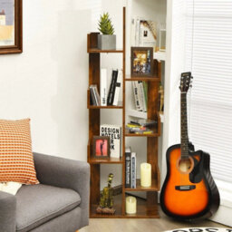 8 Tier Bookcase Multipurpose Bookshelf 8 Layer Freestanding Bookcase - thumbnail 5