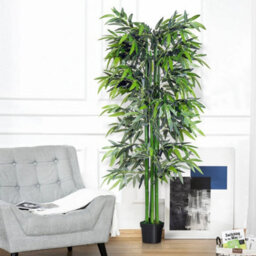Artificial Bamboo Tree Plant Greenary In A Pot 1.8M For Home - thumbnail 3