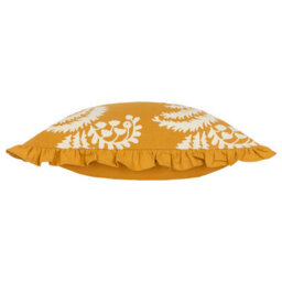 Paoletti Montrose Floral Cotton Fringed Cushion Cover - thumbnail 3