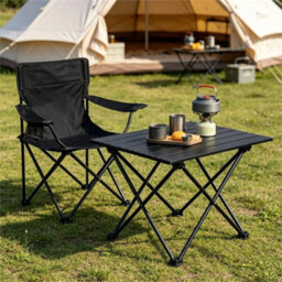 Folding Table Garden Bistro Set Outdoor Patio Furniture Folding Chairs Camping Table - thumbnail 5