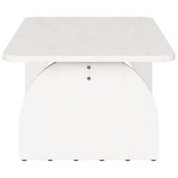 Berkfield Coffee Table White 80 X 50 X 31 Cm Solid Pine Wood - thumbnail 6