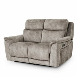 Xample Oscar Grey Fabric Large 2 Seater Power Reclining Sofa With Power Headrests, Usb & Usb-C Ports, Pocket Sprung Foam Cushions - thumbnail 7