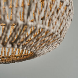 Valuelights Cabral Modern Woven Rope Grey Pendant Ceiling Light Shade - thumbnail 4