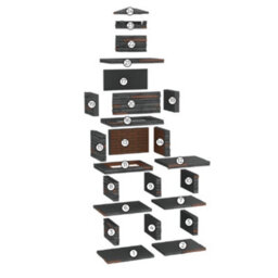 Callow Londres 461D Dark Stone Charcoal Bbq With Side Table And Shelving - thumbnail 4