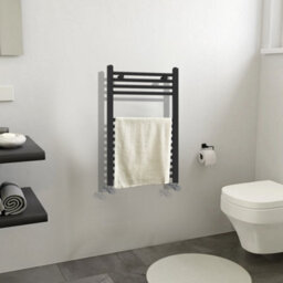 ARKO BATHROOM Arko Towel Radiator, Heated Towel Rails,wall Mounted Ladder Radiators 600X800mm ,black - thumbnail 7