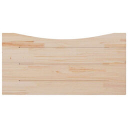 Walplus Desk Top White 100X50X2.5 Cm Solid Wood Pine - thumbnail 4