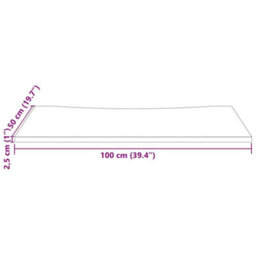 Walplus Desk Top White 100X50X2.5 Cm Solid Wood Pine - thumbnail 8