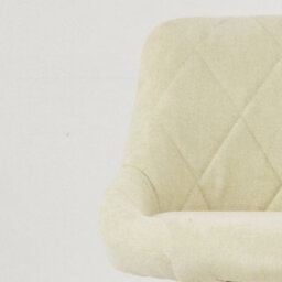 Lakeland Furniture Avesta Natural Cream Fabric Wooden Fixed Height Leg Bar Stool - thumbnail 7