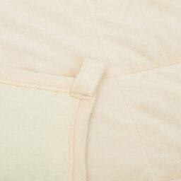 Walplus Weighted Blanket Light Cream 220X235 Cm King 15 Kg Fabric - thumbnail 5