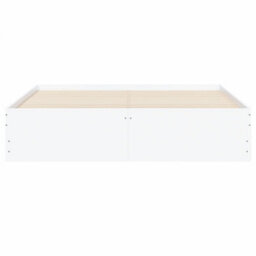 Berkfield Bed Frame With Drawers Without Mattress White 140X190 Cm - thumbnail 6
