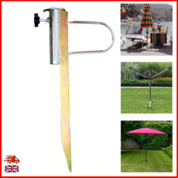 Divchi Washing Line Spike Rotary Ground Parasol Stand  Soil Spike  Cloth Airer Stand Base  Outdoor  Umbrella  Soil Sand - thumbnail 6