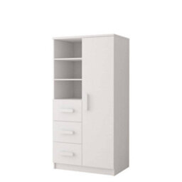 Arte All-White Sideboard Cabinet H1600mm W800mm D400mm - Minimalist Design For Versatile Interiors - thumbnail 1