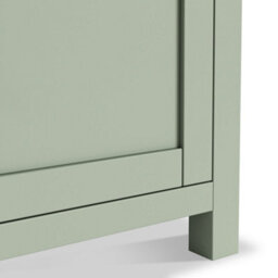 Farro Sage 180Cm Extra Large Tv Unit With Washed Oak Top - Fully Assembled - By Roseland Furniture - thumbnail 8