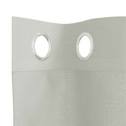 Berkfield Voile Curtains With Grommets 2 Pcs Light Grey 140X245 Cm - thumbnail 5