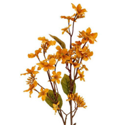 Hill Interiors Yellow Vernicia Fordii Spray Artificial Flower - Plastic - L22 X W10 X H63 Cm - Yellow - thumbnail 2