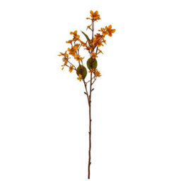 Hill Interiors Yellow Vernicia Fordii Spray Artificial Flower - Plastic - L22 X W10 X H63 Cm - Yellow