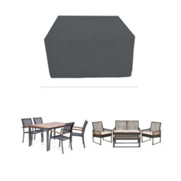 Home Source Flexicover 115Cm Oxford Polyester Grey Outdoor Modular And Rattan Furniture Sets Cover - thumbnail 5