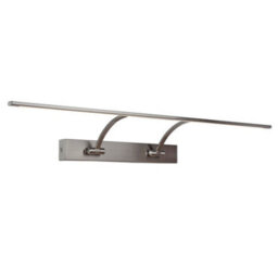 Luminosa Lighting Luminosa Modern Led Wall Lamp Satin Nickel, Warm White 3000K 945Lm