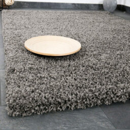Smart Living Shaggy Soft Thick Area Rug, Living Room Carpet, Kitchen Floor, Bedroom Soft Rugs 60Cm X 110Cm - Dark Grey - thumbnail 3