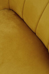 Orsina Mustard Velvet Chaise Lounge, Chaise Lounge Sofa For Home, Right Arm Chaise Sofa - thumbnail 9