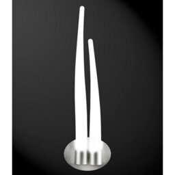 Luminosa Lighting Luminosa Estalacta Wall Lamp 2 Light Gu10 Indoor/outdoor, Silver/opal White - thumbnail 2