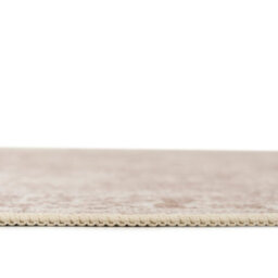 Loomed Beige Machine Washable Soft Neutral Area Rug With Bordered Design - 380 X 280Cm - thumbnail 5