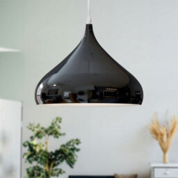 Red Ceiling Light Shade, Vintage Metal 22Cm Cone Shaped Lamp Shades Ceiling Pendant Lightshade For Living Rooms - thumbnail 9