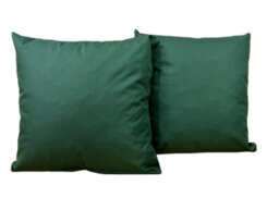 Crescent Waterproof 45X45Cm Green Garden Cushion, Shredded Foam Filled Outdoor Garden Throw Pillow Pack Of 2 - thumbnail 1