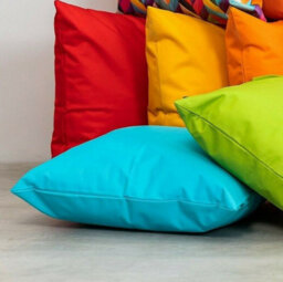Crescent Waterproof 45X45Cm Green Garden Cushion, Shredded Foam Filled Outdoor Garden Throw Pillow Pack Of 2 - thumbnail 6