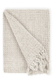 Waffle Collection Recycled Cotton Throw - thumbnail 2