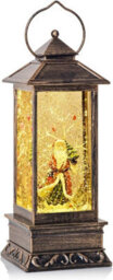Shatchi 25Cm Christmas Festive Nativity Led Lights Up Lantern With Glitter Xmas Home Decor Gifts Present, Multi, Oval 25 X 15 X 10 - thumbnail 3