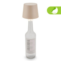 Briloner Beige Bottle Light Usb Rechargeable Table Lamp Dimmable Touch Cordless Outdoor - thumbnail 1