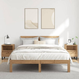 Berkfield Bedside Cabinets 2 Pcs Artisan Oak 40X35X50 Cm Engineered Wood - thumbnail 3